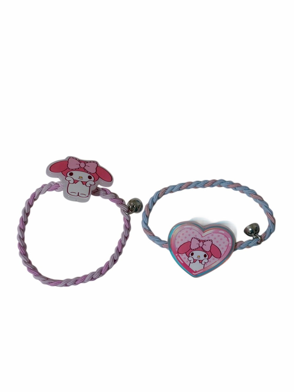 🌸3/$15🌸 My Melody Pink Character Heart Hair Tie Set